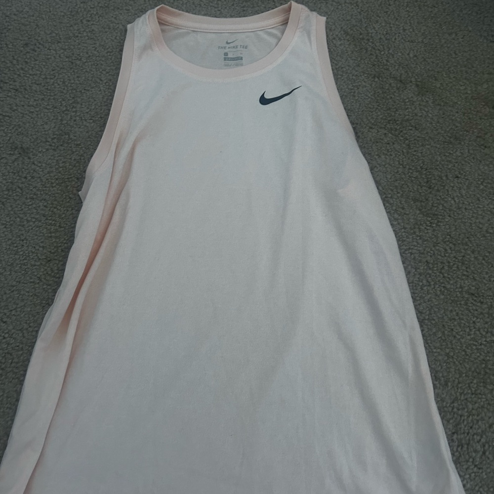 Nike Light pink DRI-FIT full length tank top S